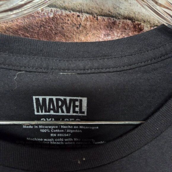 Marvel Deadpool Unicorn T-Shirt | L | Black | Funny Graphic Tee | Unisex | NEW - Picture 5 of 6